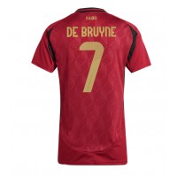 Fotbalové Dres Belgie Kevin De Bruyne #7 Dámské Domácí ME 2024 Krátký Rukáv